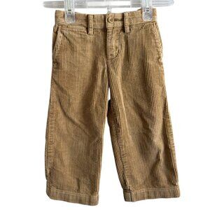 Vintage Polo Ralph Lauren Boys Corduroy Pants Tan Size 2T Preppy Retro